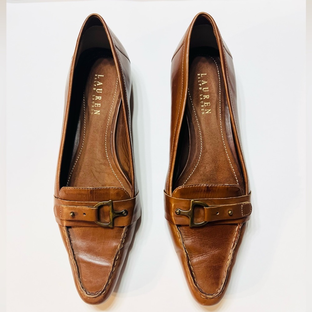 Ralph Lauren Genuine Leather Keeton Upper Loafer - Brown